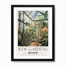 William Morris Print Kew Gardens Greenhouse Print Vintage London Art Print