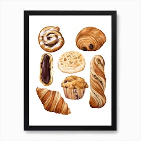 Pastry Art Print