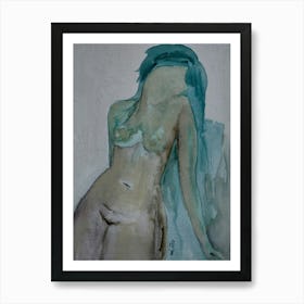 Female Nude After Modigliani, Bedroom Beauty  Art Print