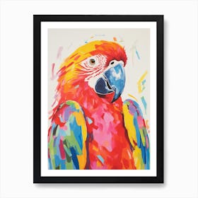 Colourful Bird Painting Parrot 2 Art Print