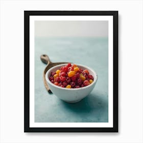 Berries In A Bowl Art Print