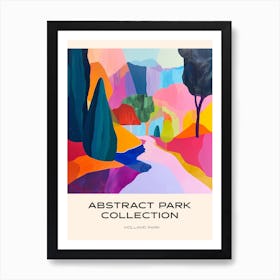 Abstract Park Collection Poster Holland Park London 3 Art Print