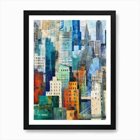 New York City Skyline 6 Art Print