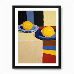 Lemons 3 Art Print