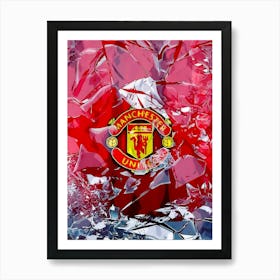 Logo Manchester United Art Print