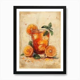 Orange Iced Tea 30 Art Print