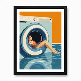 Laundry Day Art Print