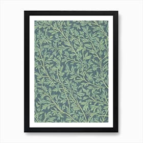 Arborvitae 2 tree Vintage Botanical Art Print