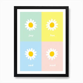 FUN - FLOWER LIFE Art Print