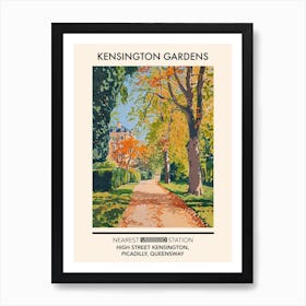 Kensington Gardens London Parks Garden 7 Art Print