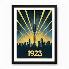 Aihrgdesign A Vintage Technology Poster Celebrating The Wides 53a03c28 3be5 42b5 A6a1 B63be3d81197 1 Poster