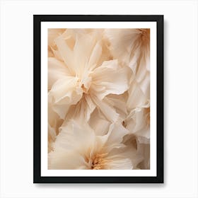 Boho Dried Flowers Daffodil 3 Art Print