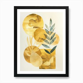 Gold Leaf 9 Affiche