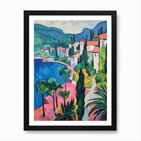 Lake Como Italy 3 Fauvist Painting Art Print