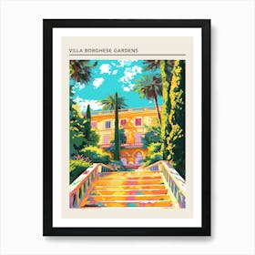 Villa Borghese Gardens Rome 2 Art Print