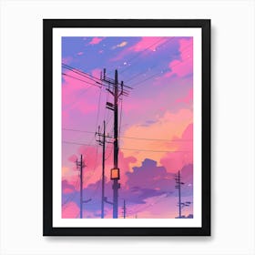 Kisses of Dusk Art Print