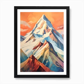 Mount Saint Elias Canada 2 Mountain Painting Art Print