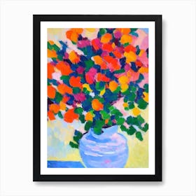 Flowers Matisse Inspired Flower Art Print