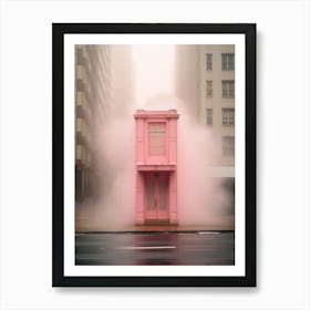 Pink House Art Print