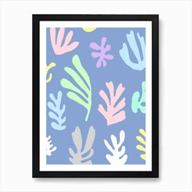 Matisse Colorful Leaves  Art Print