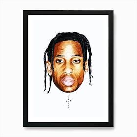 Travis Scott 41 Art Print