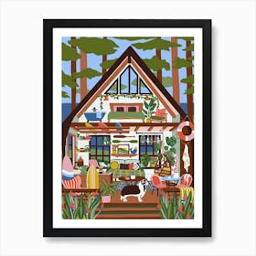 Surfshack Hideaway Art Print