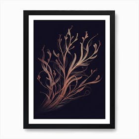 Abstract Floral Design Art Print