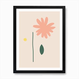 Deconstructed Flower Art Print