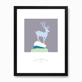 Hotel Budapest Stag Art Print