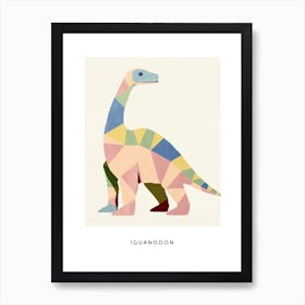 Nursery Dinosaur Art Iguanodon 2 Poster Art Print