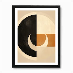 Beige Bauhaus Ulm Universe Art Print