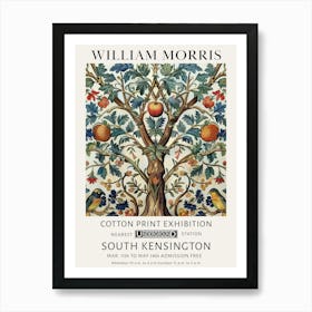 William Morris Tree Of Life Apples Birds Art Print