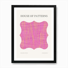 Textile Pattern Poster 11 Art Print