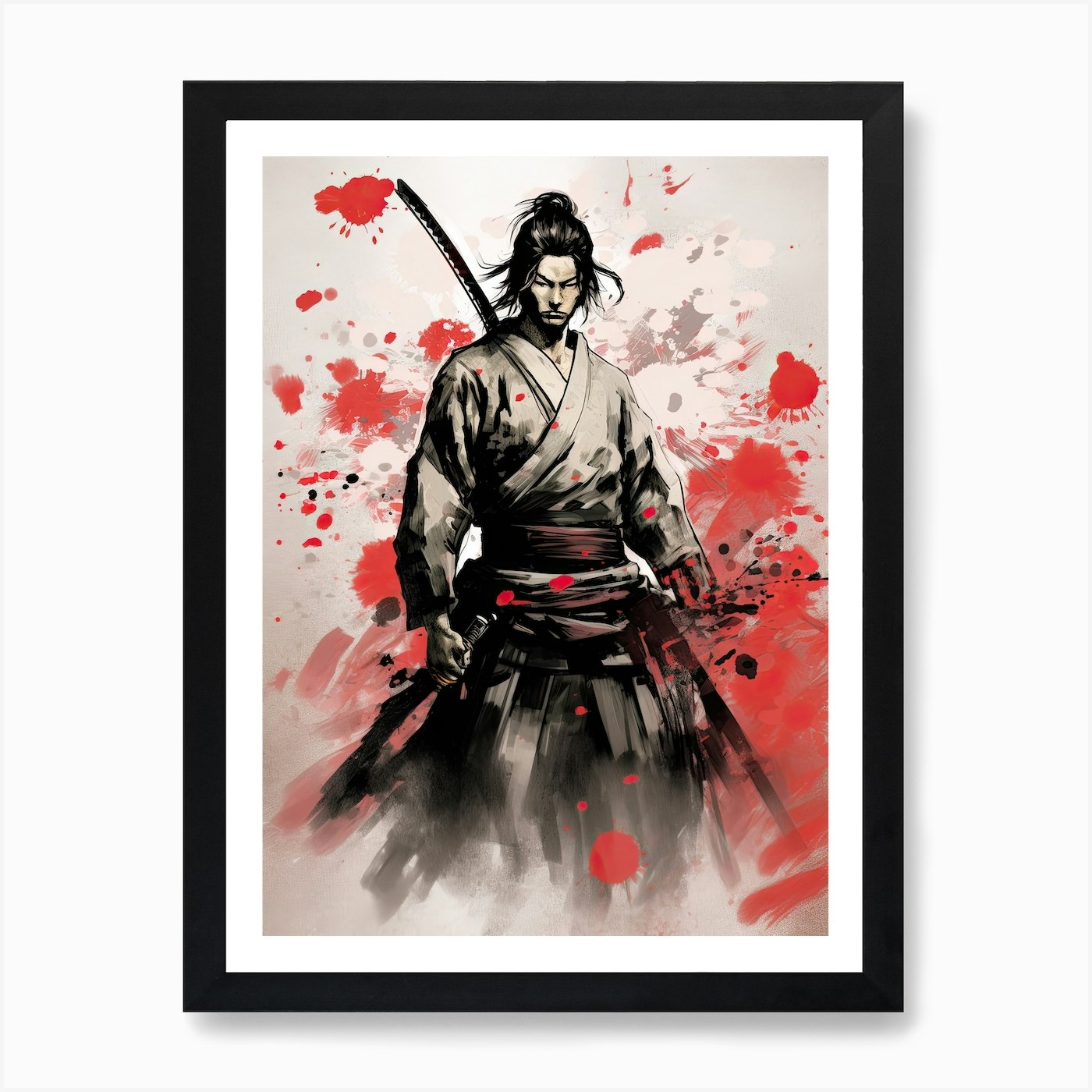 Samurai 11X14 Canvas Frame — Rocstone Art