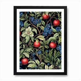 Berries And Apples Art Print