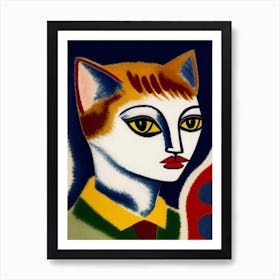 Cat Lady Art Print