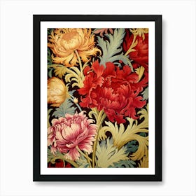 Floral Wallpaper 96 Art Print