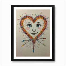 Heart Of Love 52 Art Print