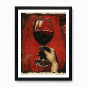 'The Red Wine' Art Print