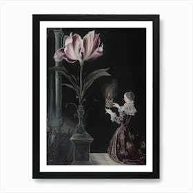 Dark Gothic 'The Tulip' Art Print