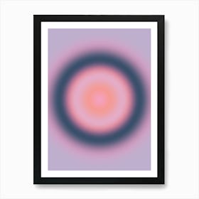 Purple Flow 01 Gradient Aura Poster