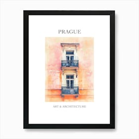 Prague Travel And Architecture Poster 3 Art Print