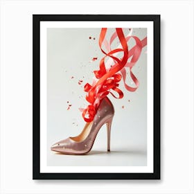 High Heeled Shoe 1 Art Print