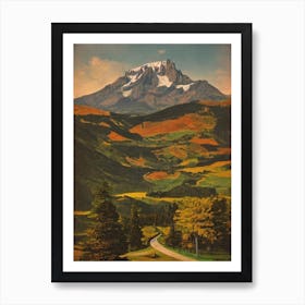 Réunion National Park France Vintage Poster Art Print