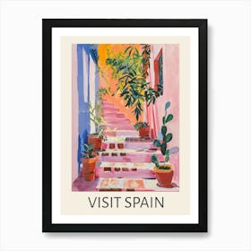 Visit Spain 1 Travel Poster Art Print