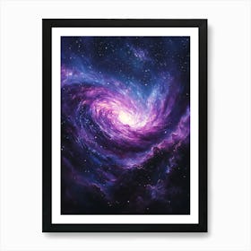 Galaxy In Space 2 Art Print