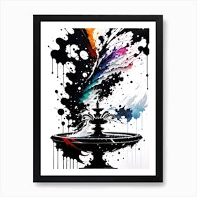 Fountain Of Color Art Print