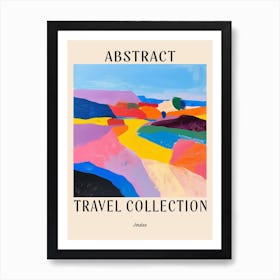 Abstract Travel Collection Poster Jordan 5 Art Print