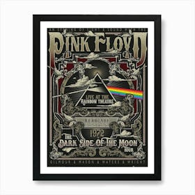 Poster Stop Online Pink Floyd Framed Music Poster Art Print