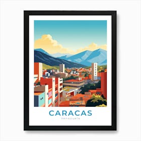 Venezuela Caracas Travel Art Print